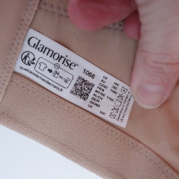 NWOT Glamorise Women's Plus Size Sport No-Bounce Camisole Bra Size 50C 1066 - Picture 3 of 3